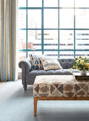 Moon Hills Linen Lapis Curtain Panel 96" - Image 2