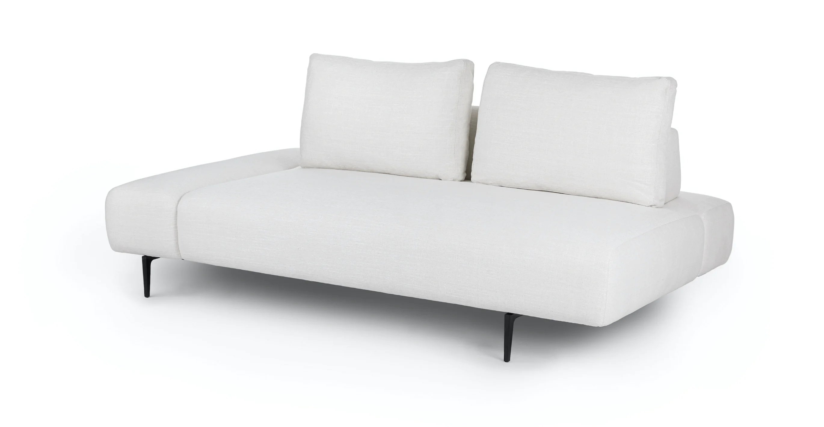 Divan Quartz White Left Chaise Lounge - Image 4