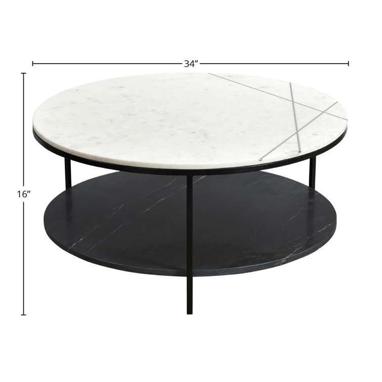 Dovetail Furniture Huron 3 Legs Coffee Table - Image 1