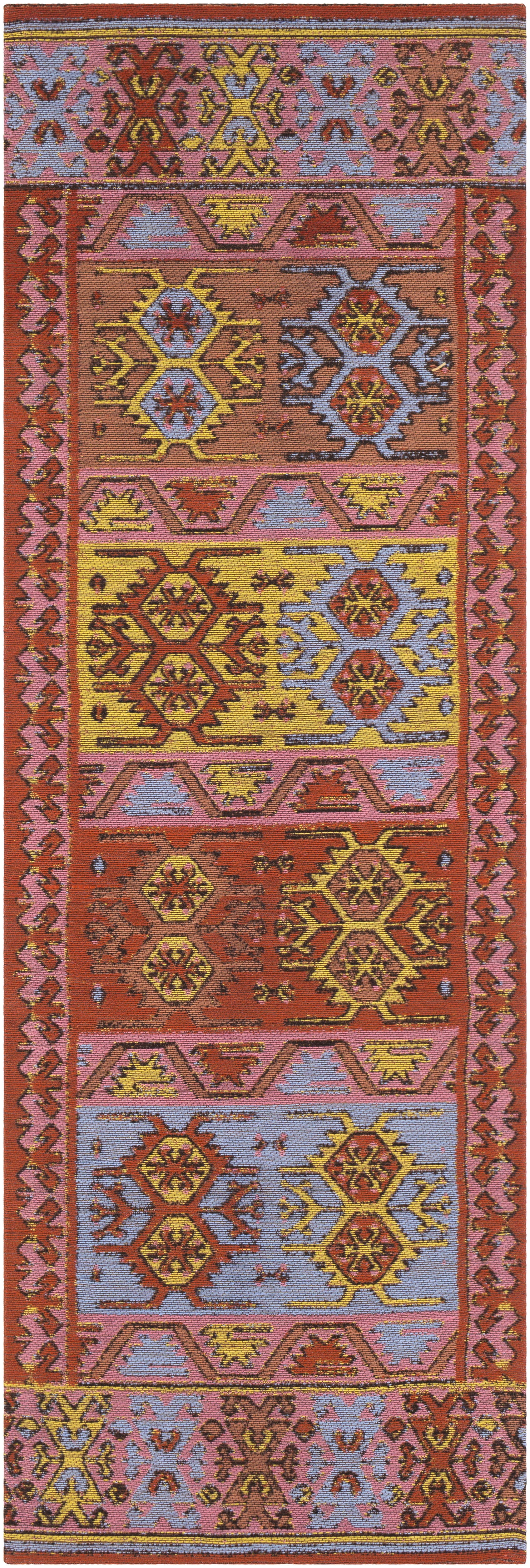 Sajal Brown Indoor 2'6" x 8' Handmade Rug - Image 2