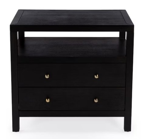 Nora Antique Coffee Nightstand - Image 0