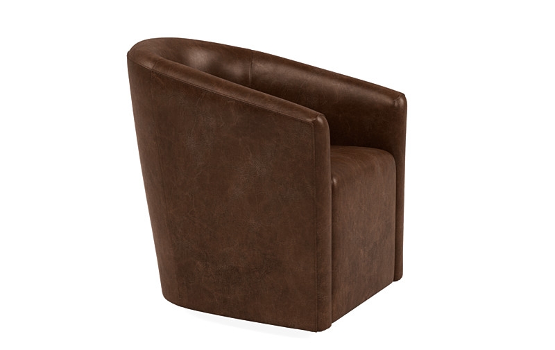 Tegan Leather Swivel Chair - Image 1