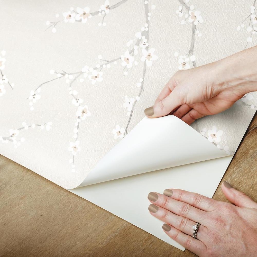 Cherry Blossom Peel and Stick Wallpaper - Image 1