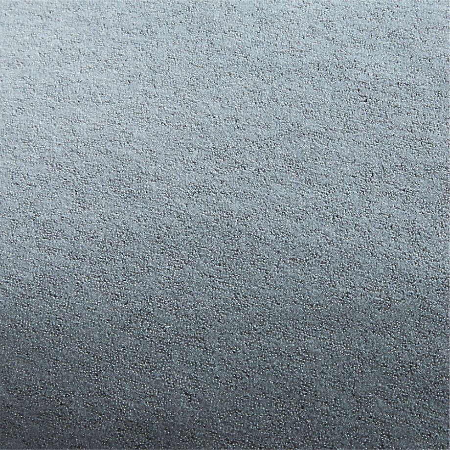 Mist 20"x20" Faux Mohair Throw Pillow Cover - Image 1