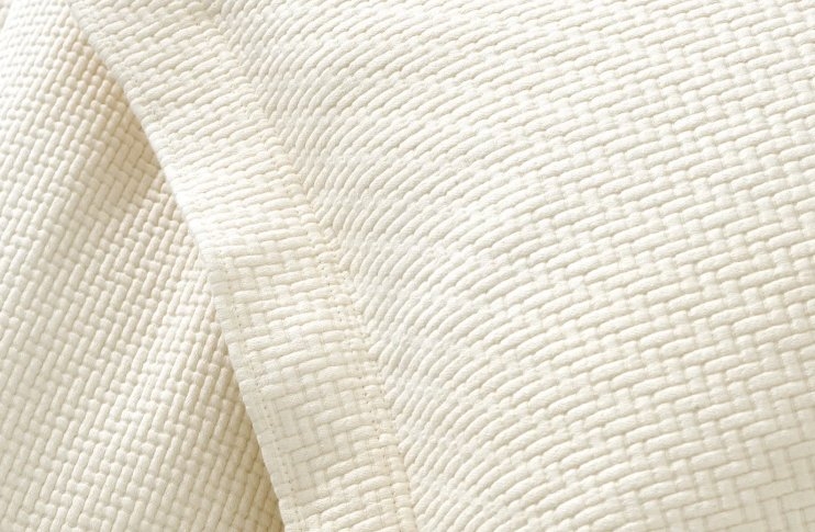 Interlaken Ivory Matelasse Coverlet - Image 1