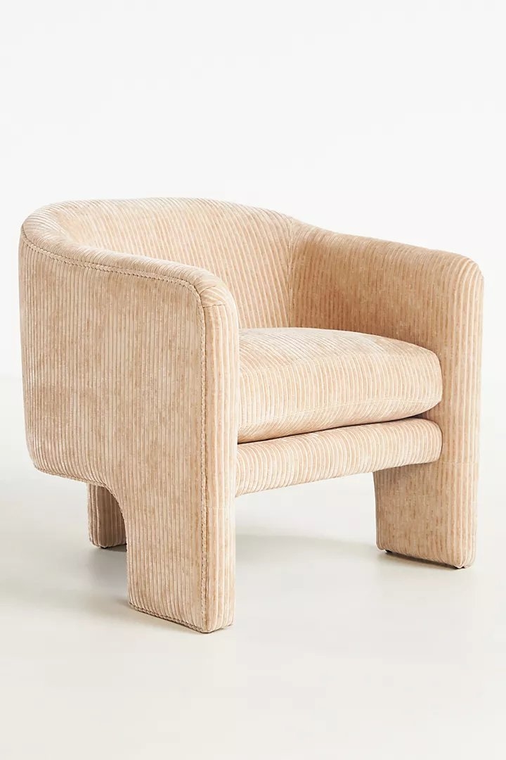 Corduroy Effie Tripod Chair - Image 1