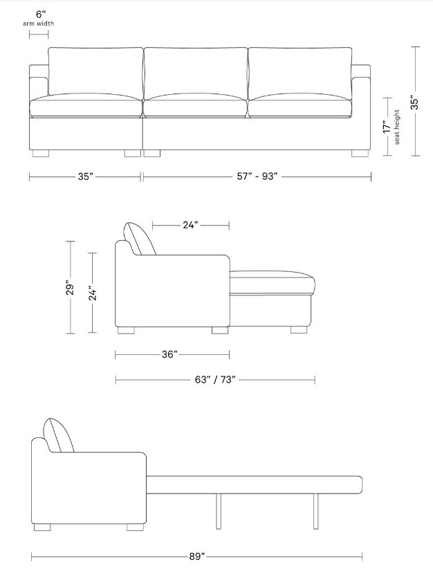 Sloan Left Chaise Sleeper Sectional - Image 5
