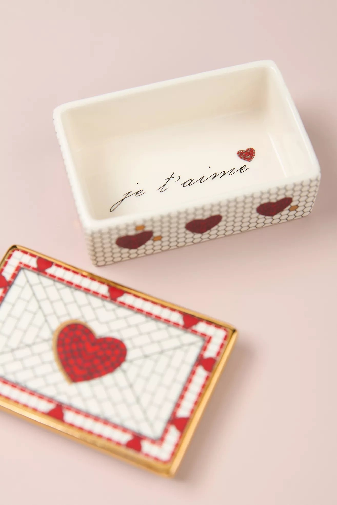 The Bistro Tile Stoneware Trinket Box: Valentine's Edition - Image 1