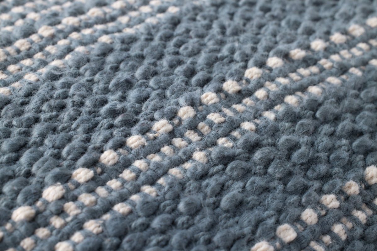 PLL0131 Blue / Ivory 20" x 20" pillow cover only - Image 2