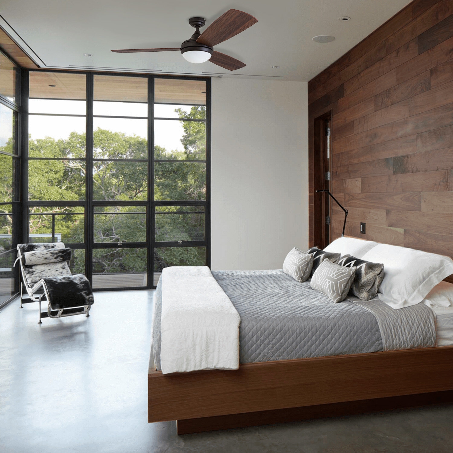 Bruening 52'' Ceiling Fan with Light Kit - Image 4