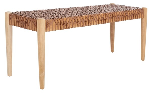 Bandelier Bench - Light Honey / Natural - Safavieh - Image 2