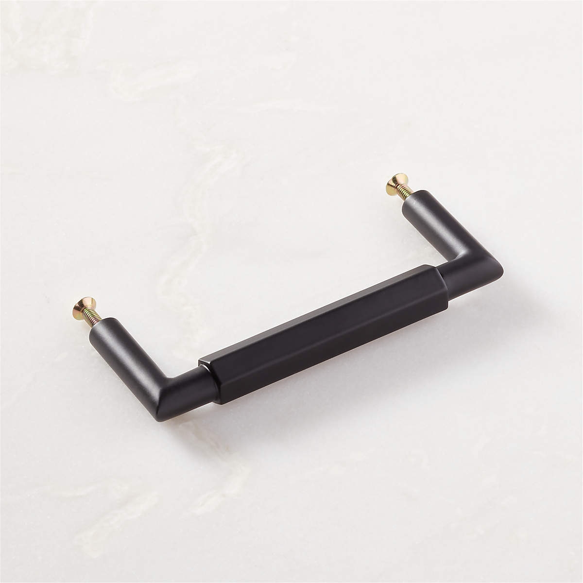 Lavau Black Metal Cabinet Handle 4" - Image 1