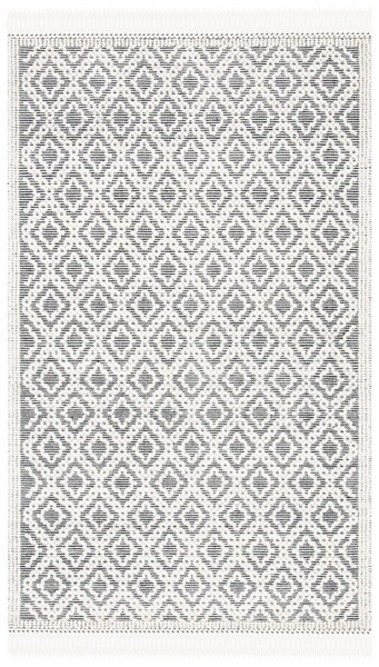 Natura Collection Rug, Ivory / Black, 9'x12' - Image 0