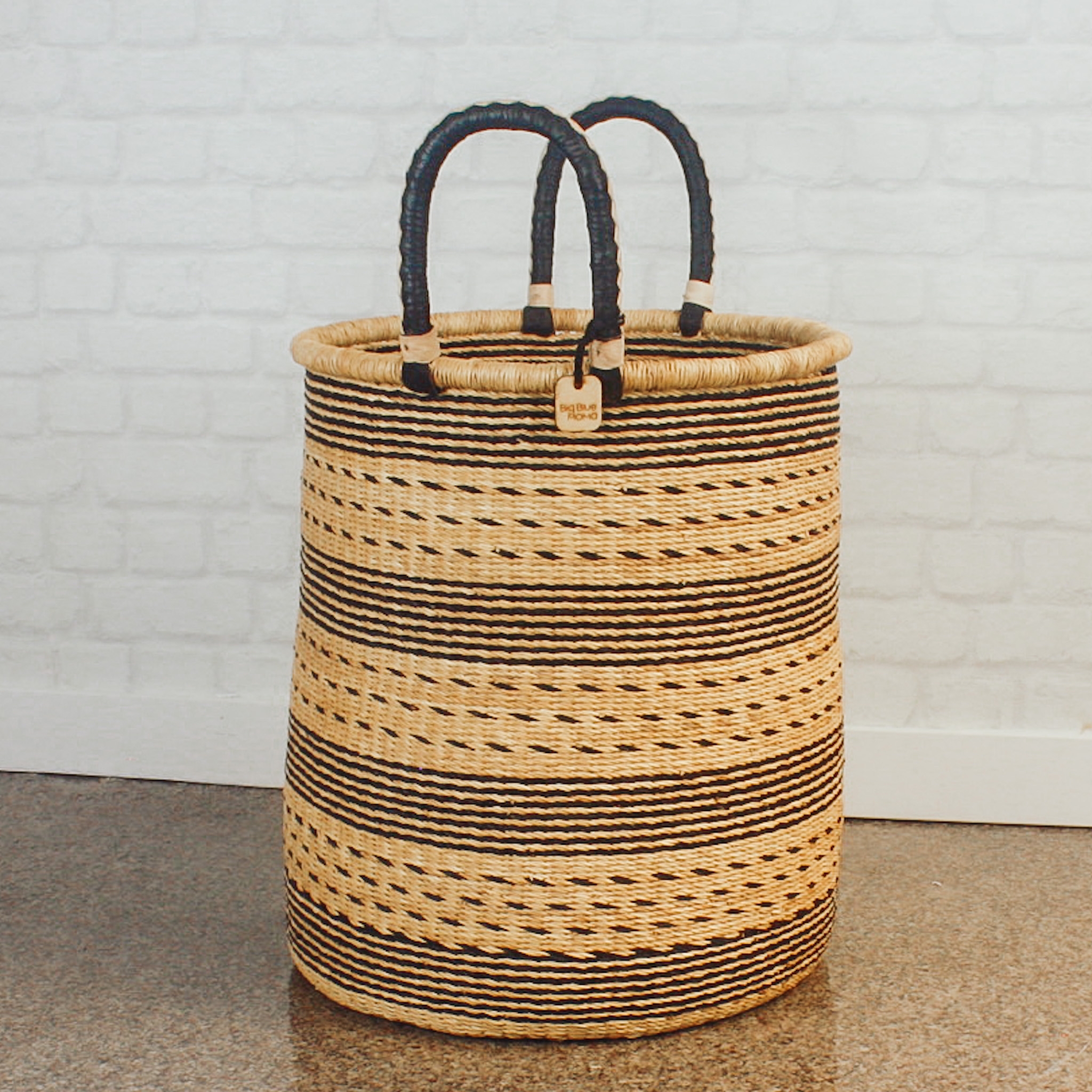 Laundry Hamper | Natural Stripe - Image 0