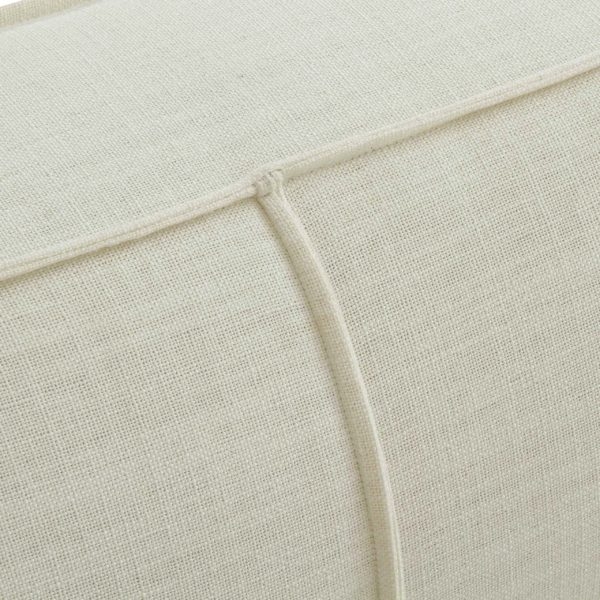Olafur Cream Linen Sofa - Image 4