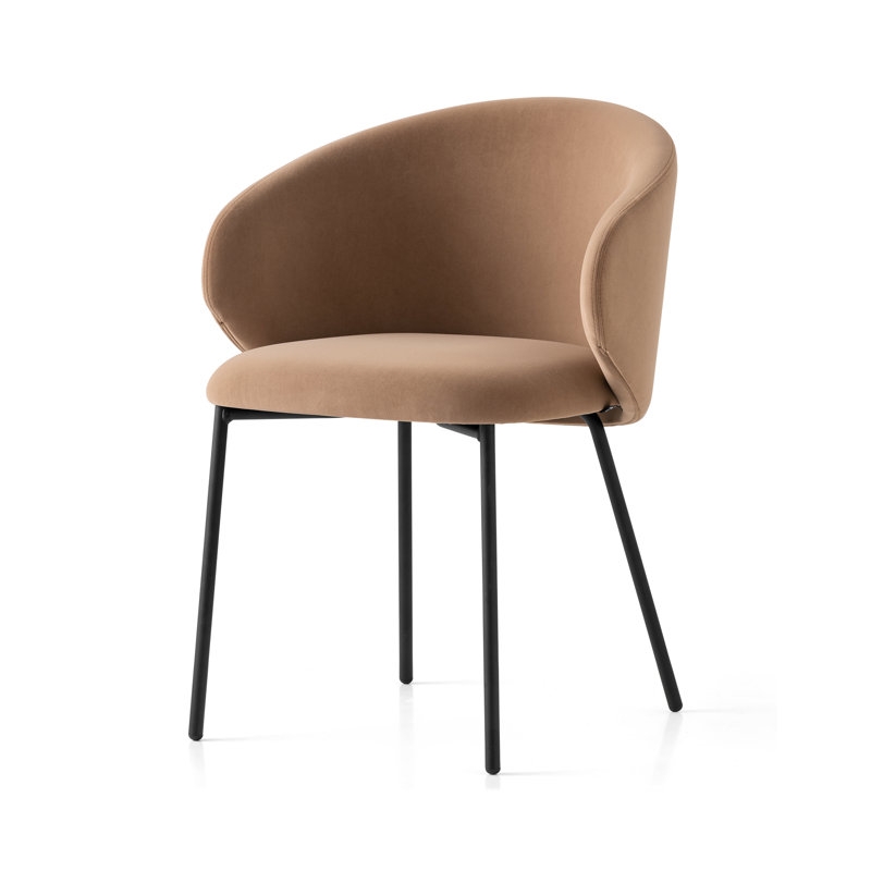 Connubia Tuka Upholstered Armchair with Metal Frame - Image 0