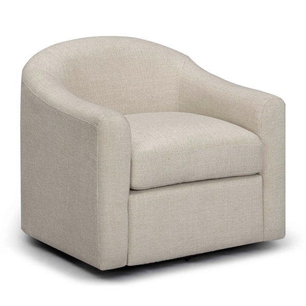 Thao Basketweave Swivel Chair - Image 0