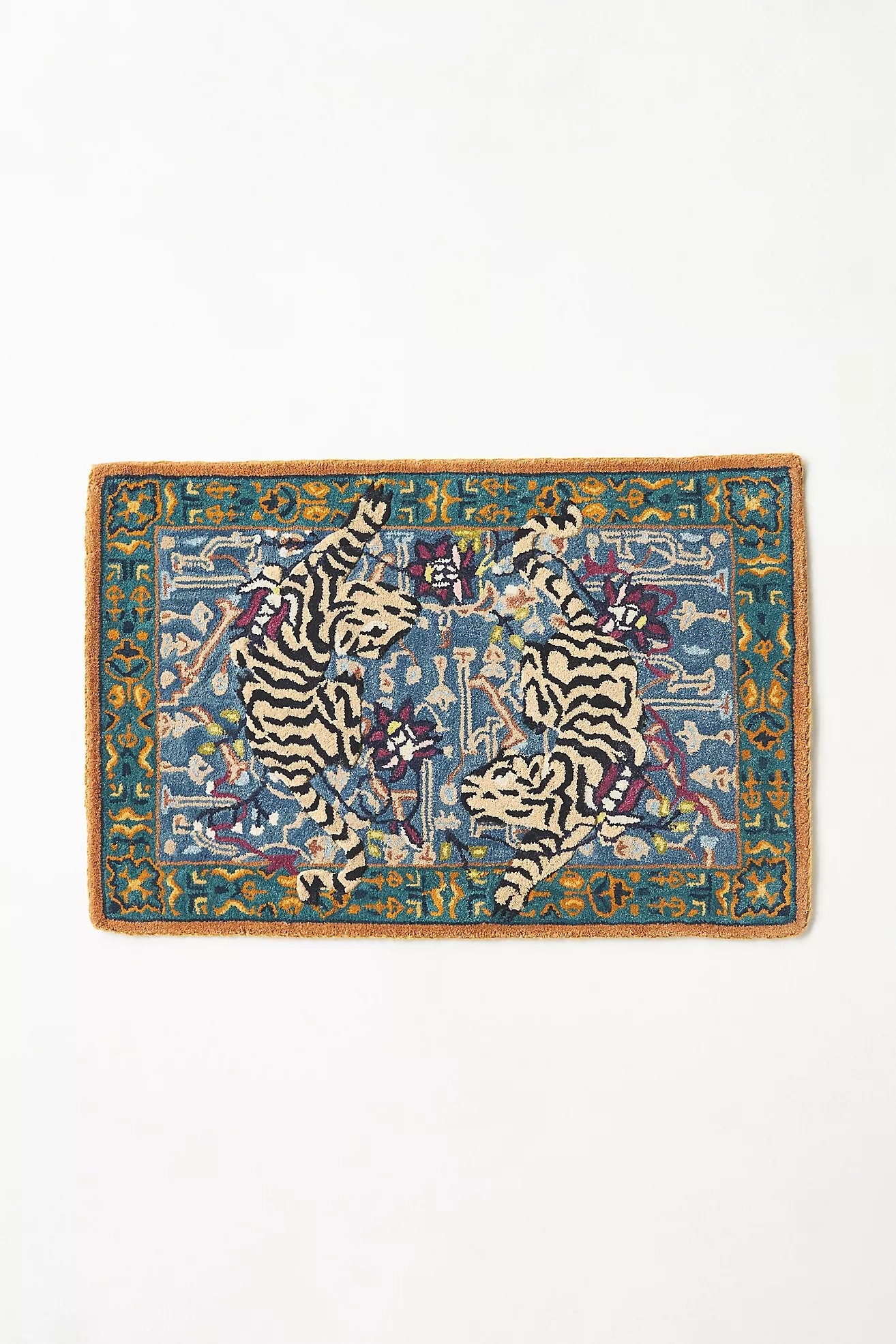 Agnes Tiger Tufted Wool-Viscose Blend Rug - Image 2