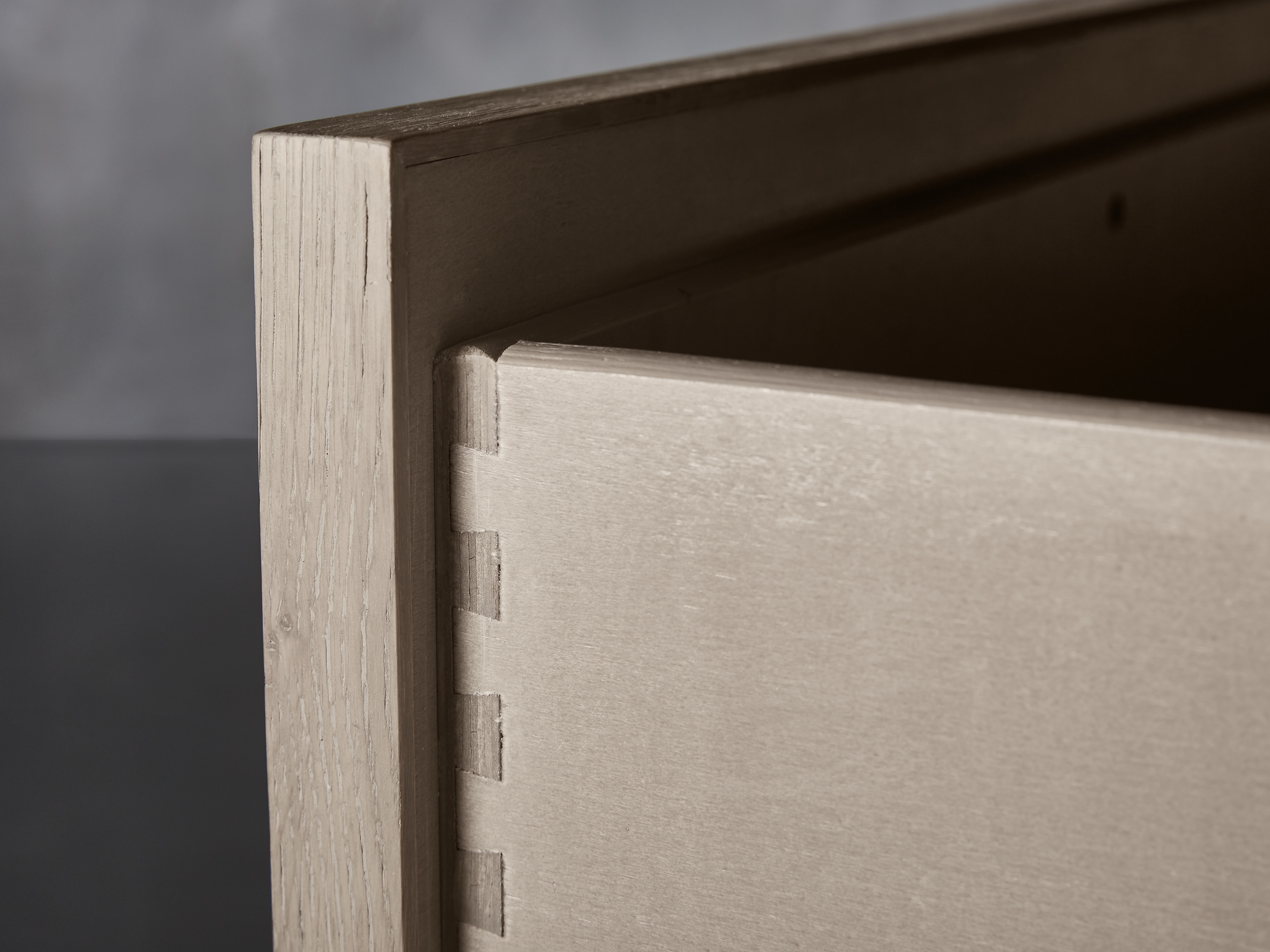 Malone Six-Drawer Dresser in Shagreen Natural  Bone - Image 3