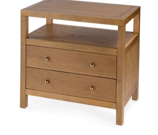 Nora Light Natural Nightstand - Image 1