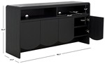 Narine 4 Door 2 Shelf Media Stand - Image 2