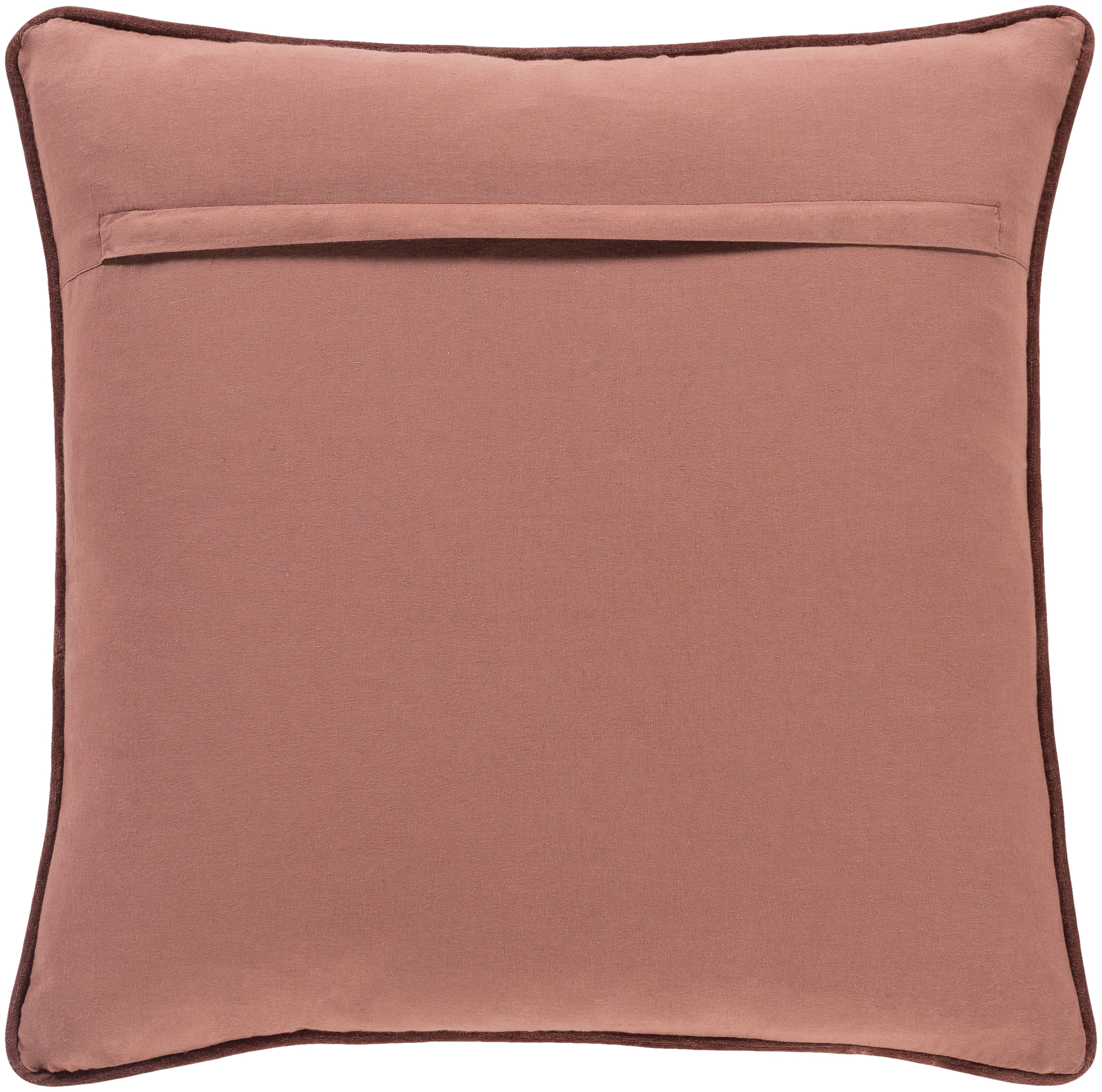 Quilted Cotton Velvet Throw Pillow, 18" x 18", with poly insert - Image 2