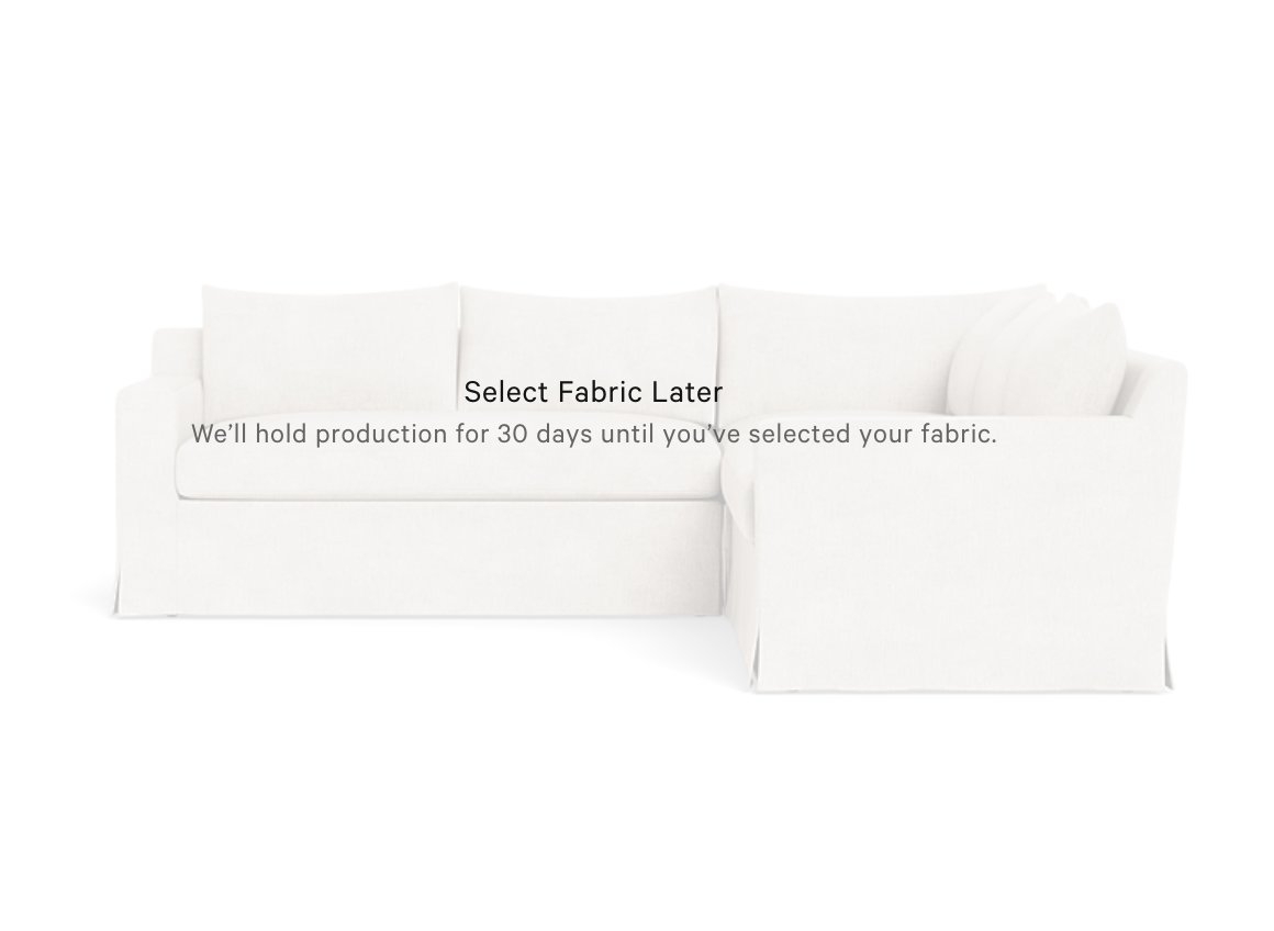 Sloan Slipcovered Corner 4-Seat Sectional Sofa - Image 0