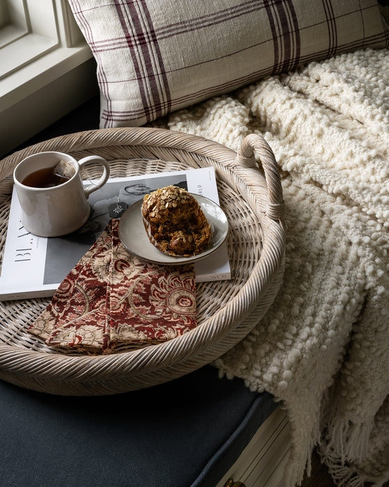 Round Wicker Tray - Image 2