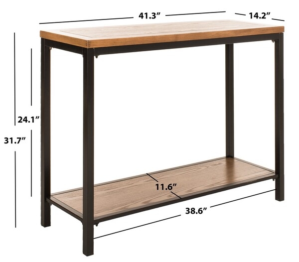 Dennis Console - Oak - Safavieh - Image 3