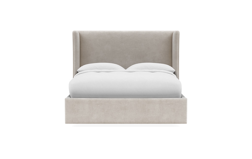 Graham Upholstered Bed with Storage Option, Queen + Storage - Image 1
