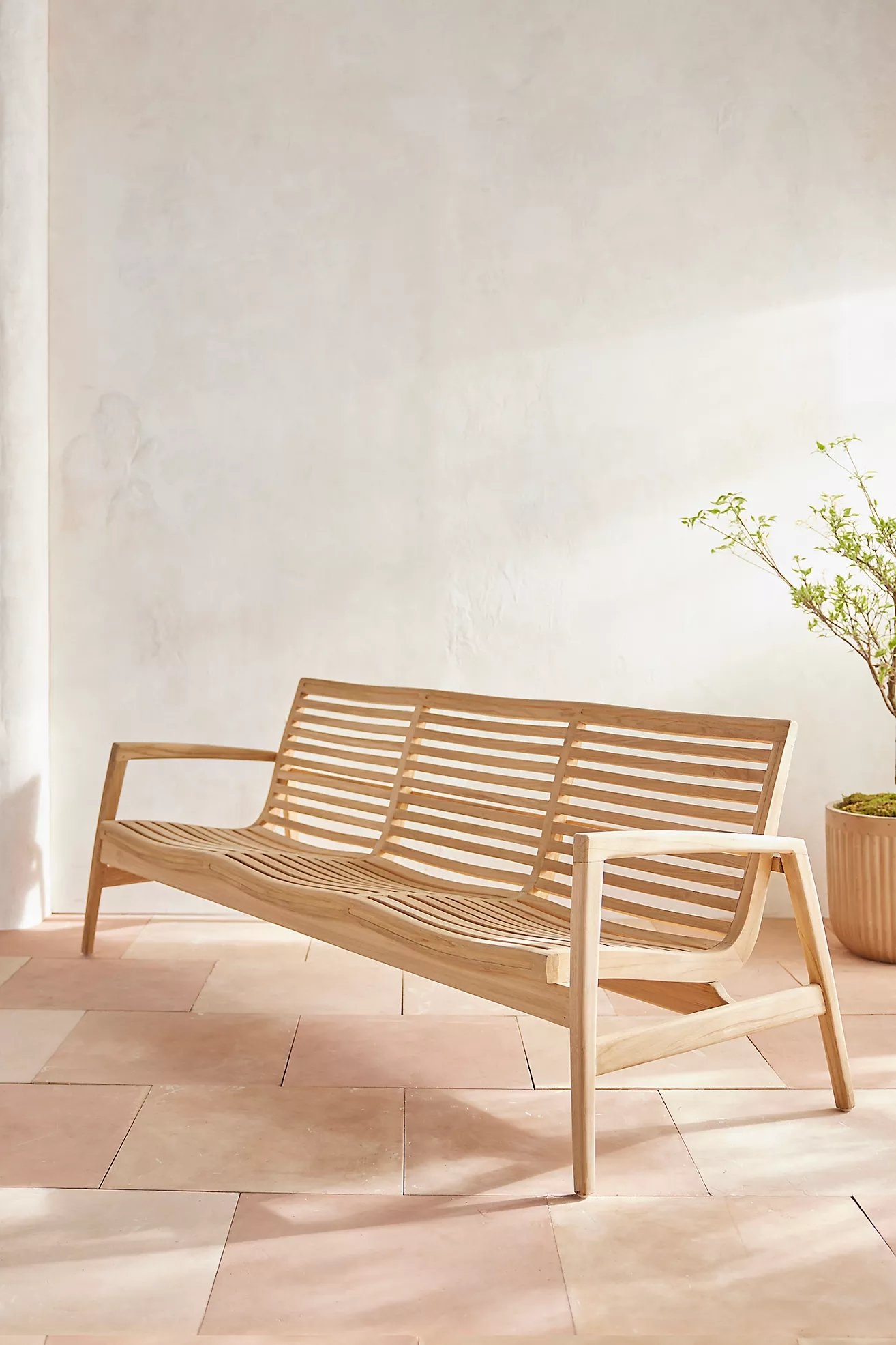 Mesa Teak 3 Seat Sofa - Image 2
