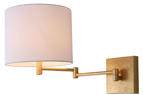 Lillian 12-Inch H Wall Sconce - Gold - Arlo Home - Image 1