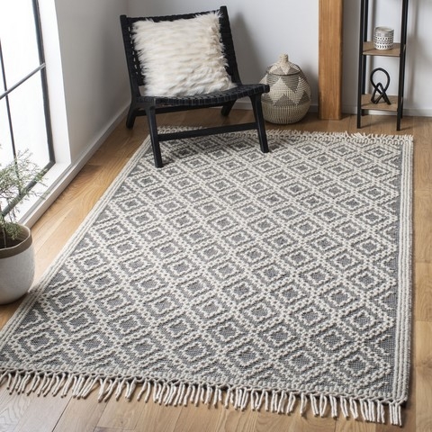 Natura Collection Rug, Ivory / Black, 9'x12' - Image 2