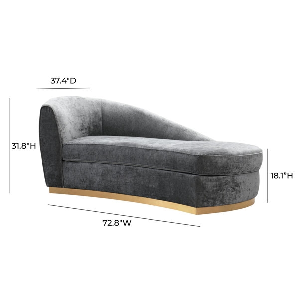 Saldana Upholstered Chaise Lounge - Image 4
