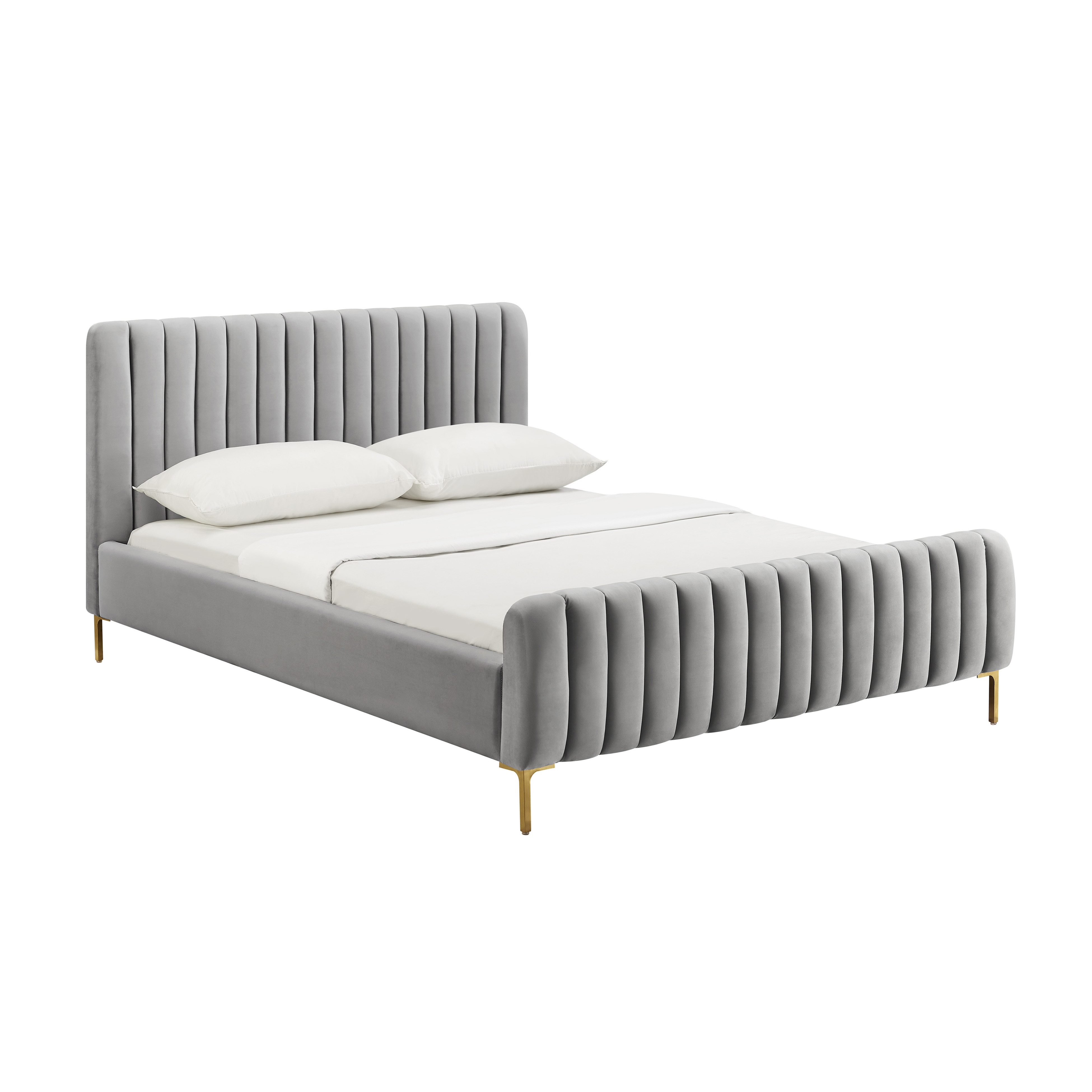 Angela Grey Bed in King - Image 0