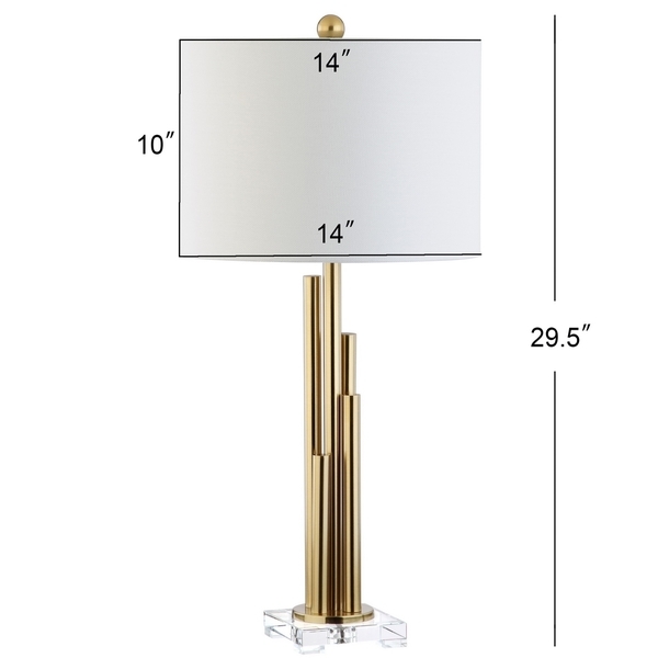 Hopper Table Lamp - Brass Gold - Arlo Home - Image 2