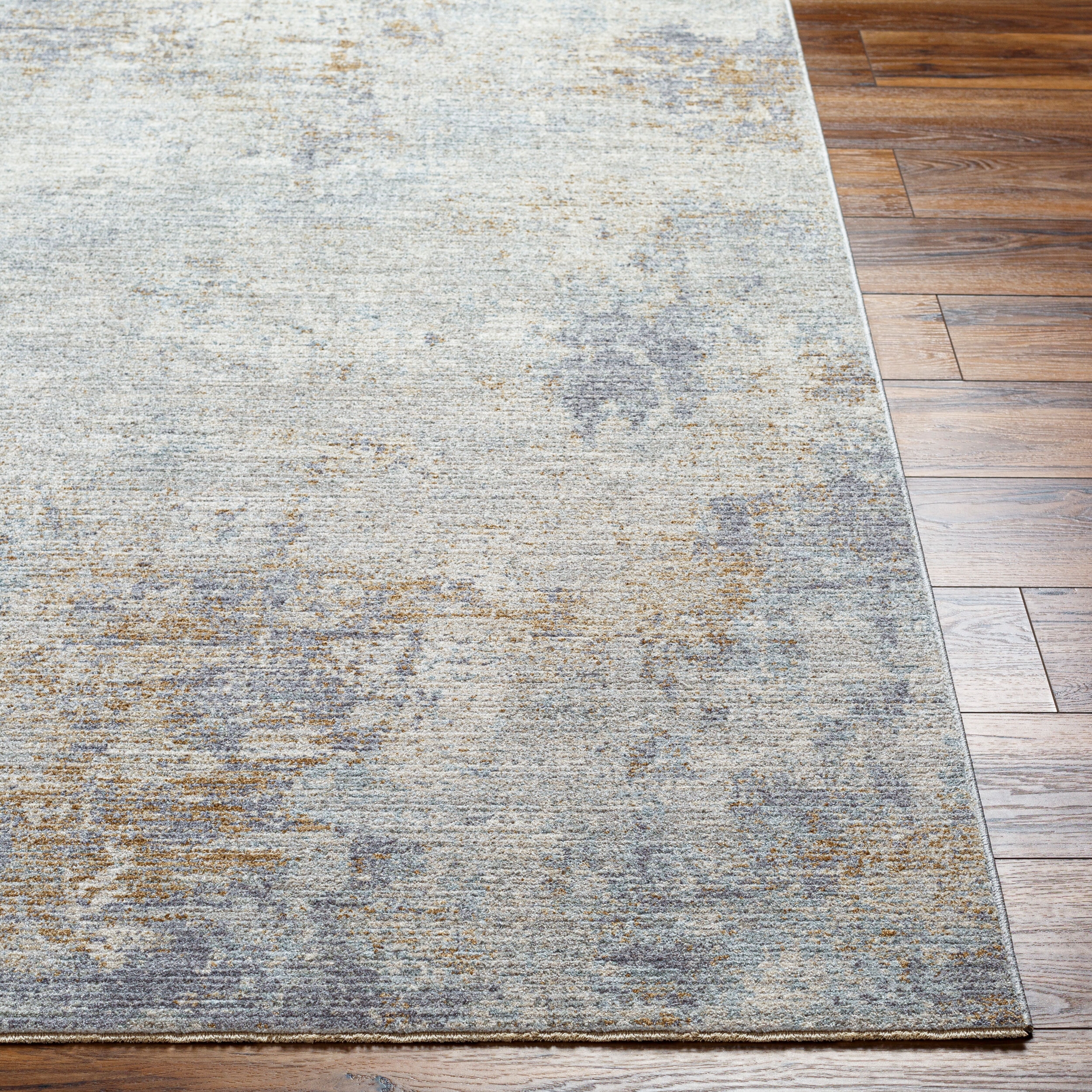 Avant Garde Gray Indoor 7'10" x 7'10" Machine Woven Rug - Image 2