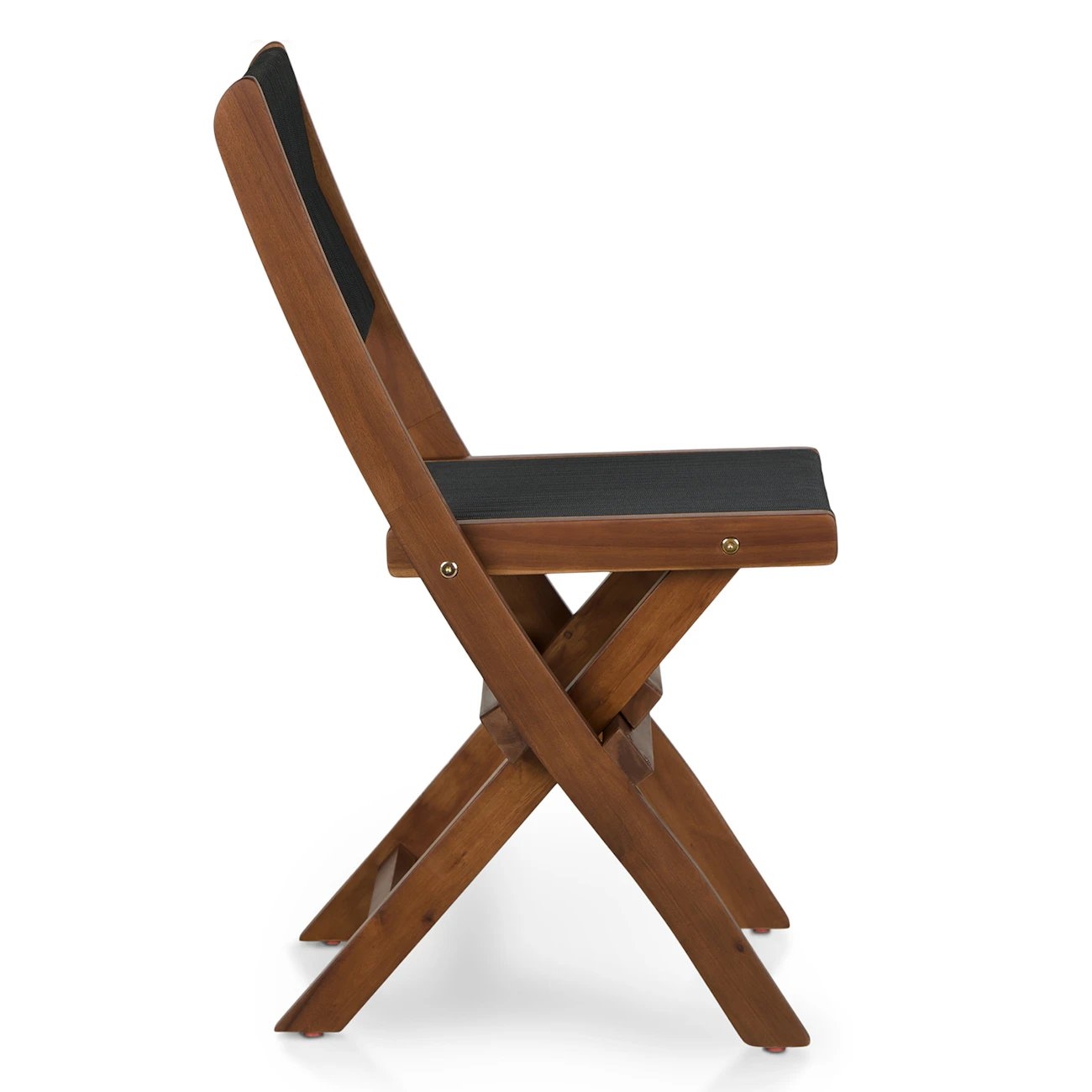 Elanora Outdoor Folding Dining Chair - Dark Acacia - Image 2