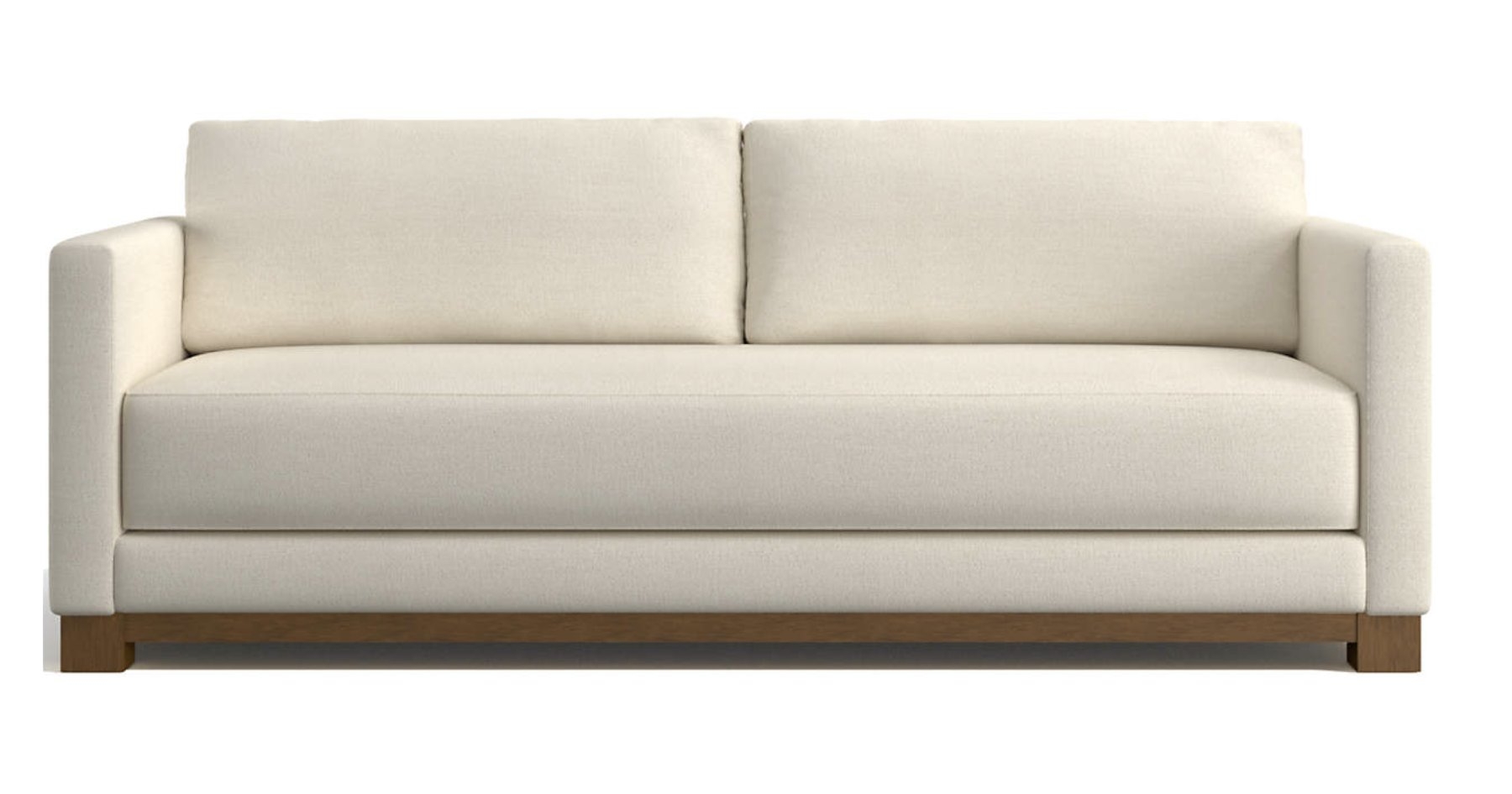 Gather Wood Base 89" Bench Sofa - Image 0