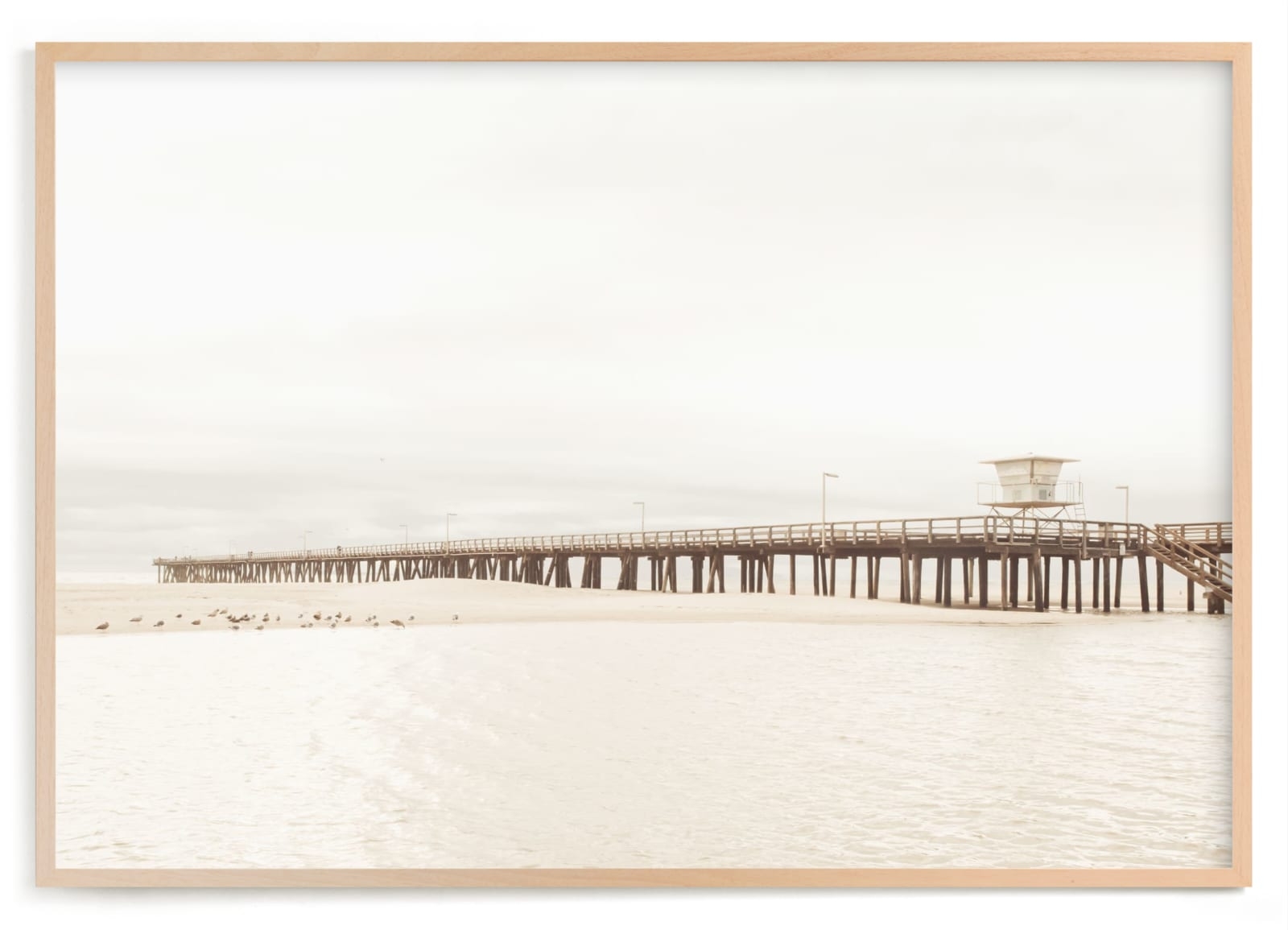 Stormy Pier Limited Edition Fine Art Print 2 - Image 0