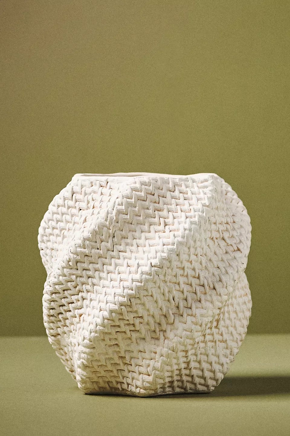 Lennon Twist Textured Cement Pot - Image 0