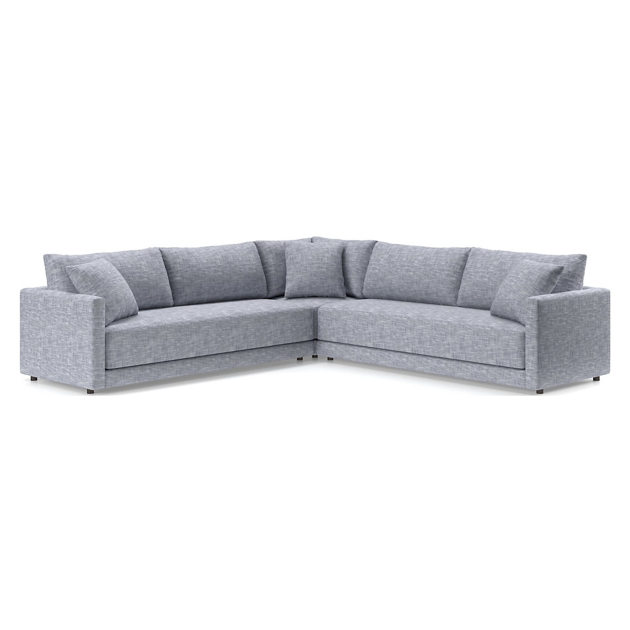 Gather 3-Piece L-Shaped Bench Sectional Sofa - Image 1