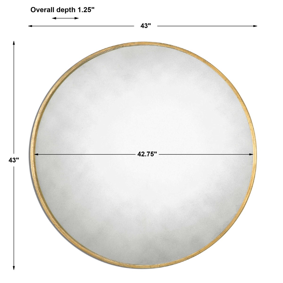 Junius Round Mirror, 43" - Image 2