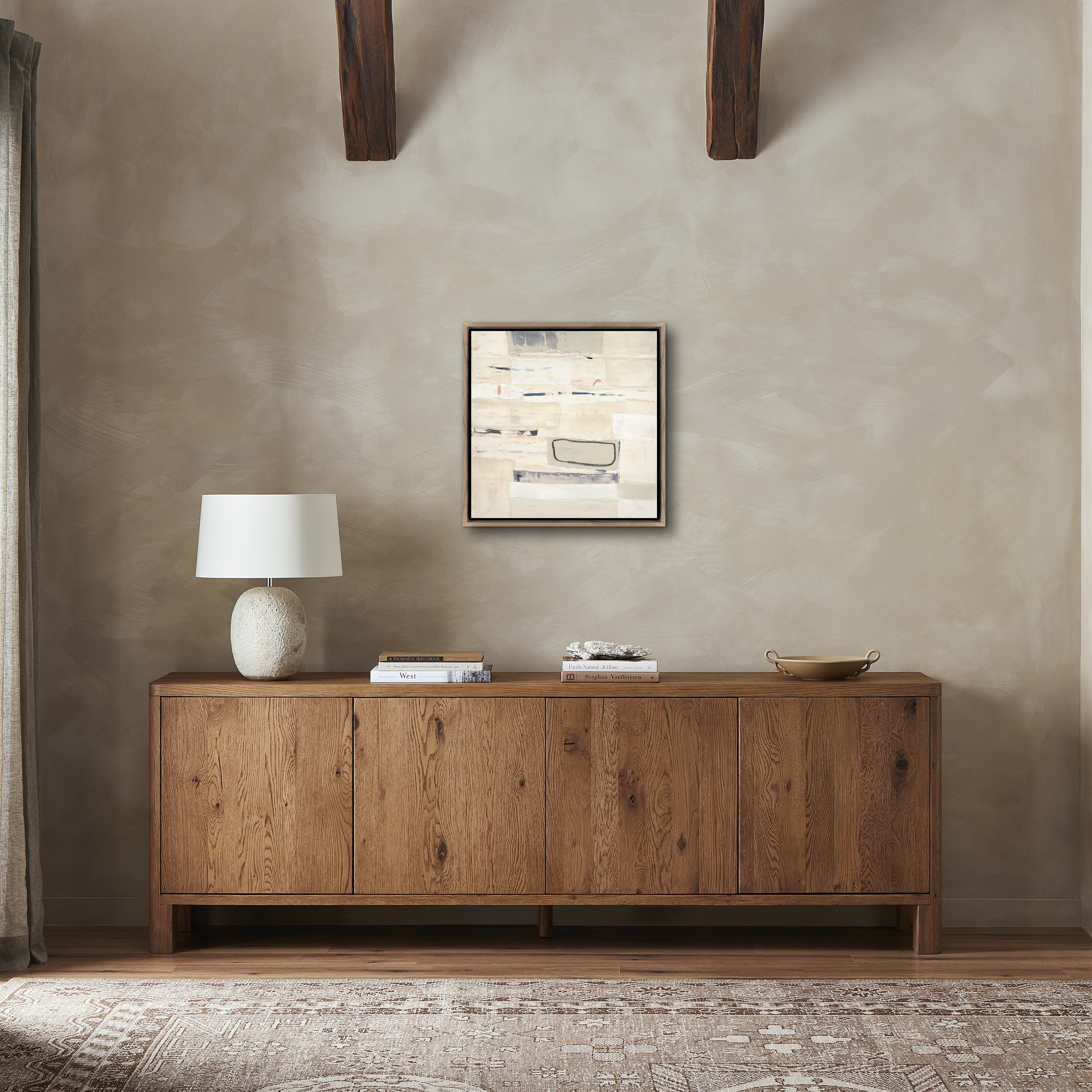 Layered Landscape I Love by Elizabeth Sheppell - 24" x 24" - Image 1