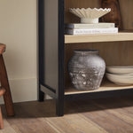 Chantelle Modern Arched Bookshelf with Open Shelves - Image 2