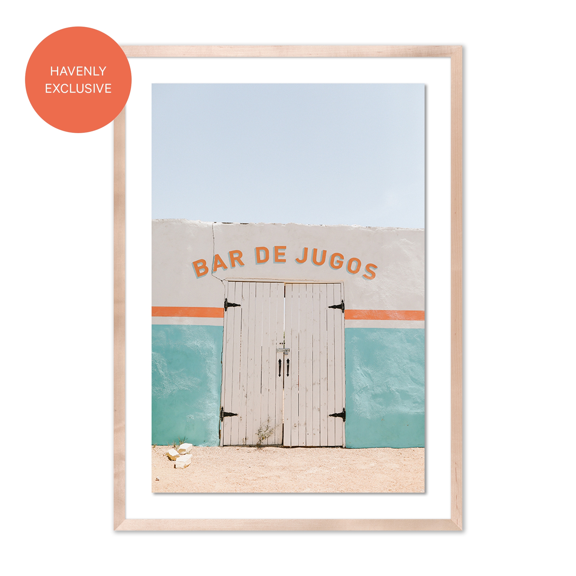 Bar de Jugos - Marfa, TX by Wesley and Emma Teague - 23" x 32" - Image 0
