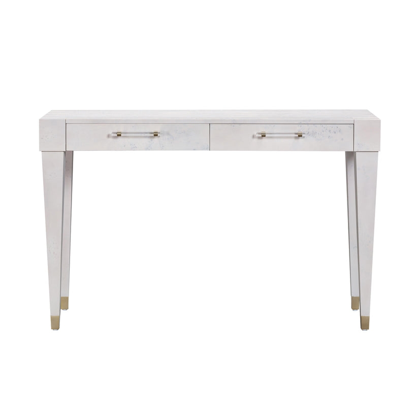 Brandyss White Burl Work Desk - Image 0