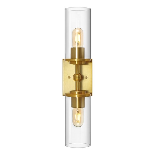 Lolita 2 Lt 6" Wall Sconce - Brass - Safavieh - Image 0