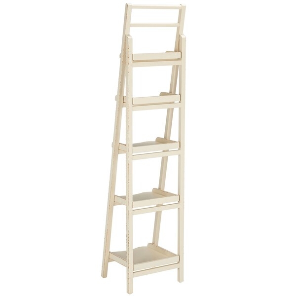 Asher Leaning 5 Tier Etagere - Vintage Cream - Arlo Home - Image 2
