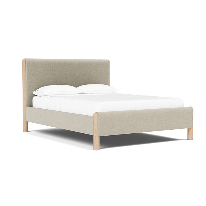 The Citizenry Laurel Bed with Low Footboard | Queen | Brown - Image 0